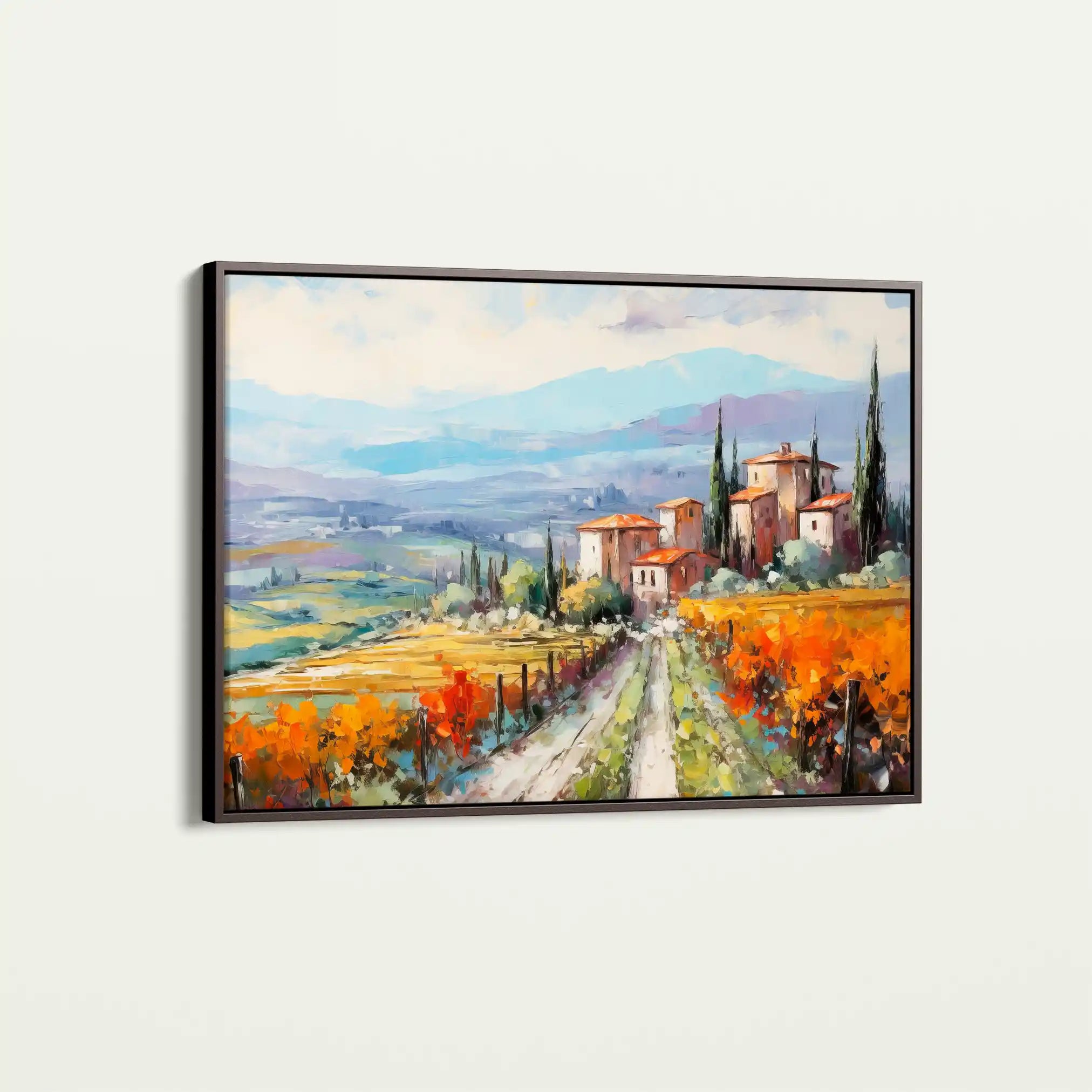 Landscape 120 Canvas Art 60 x 40 cm / Black
