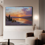 Orientalist 120 Canvas Art 18" x 24" / 45 x 60 cm / Black