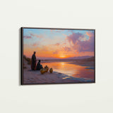 Orientalist 120 Canvas Art 18" x 24" / 45 x 60 cm / Black