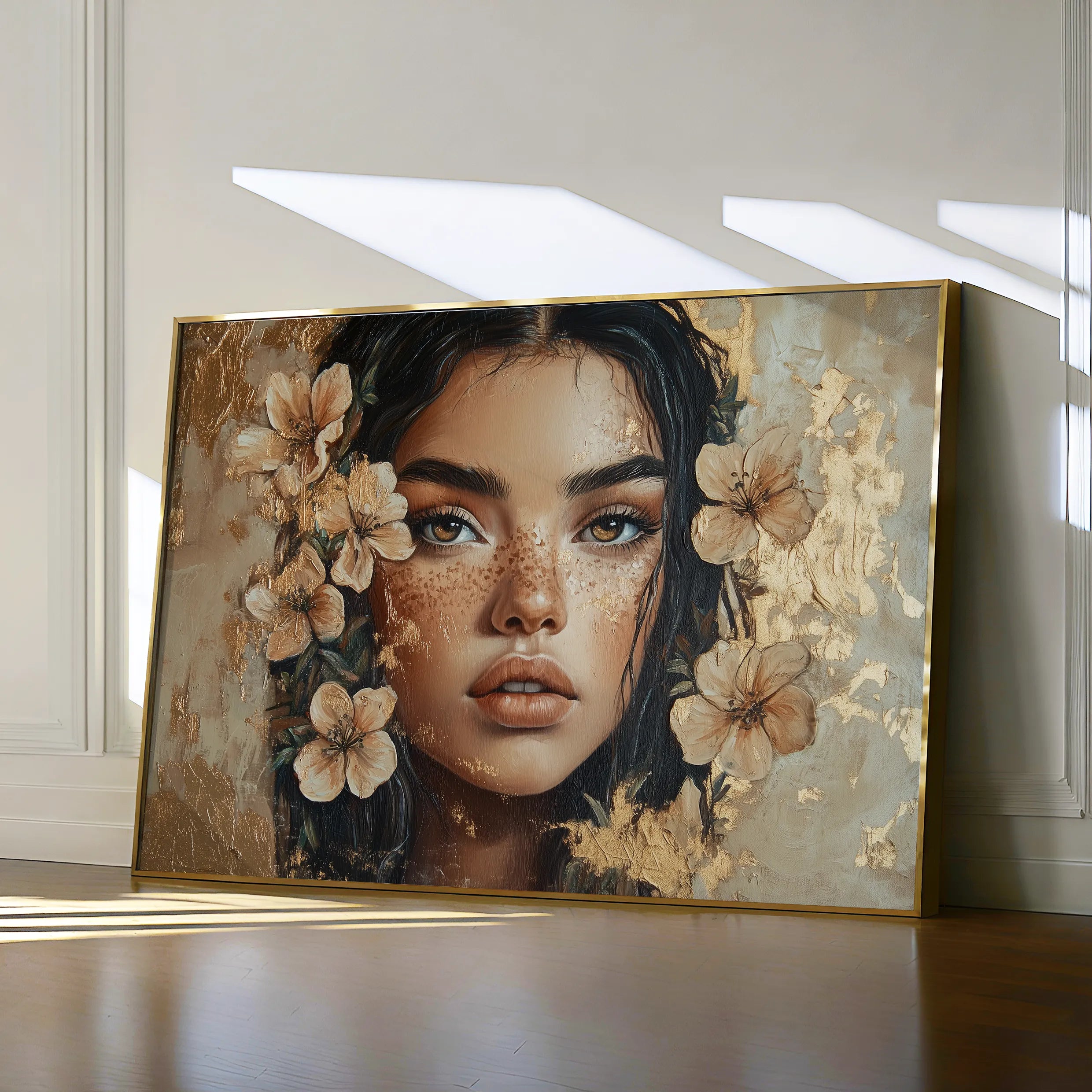 Portrait 120 Canvas Art 18" x 24" / 45 x 60 cm / Black