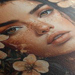 Portrait 120 Canvas Art 18" x 24" / 45 x 60 cm / Black