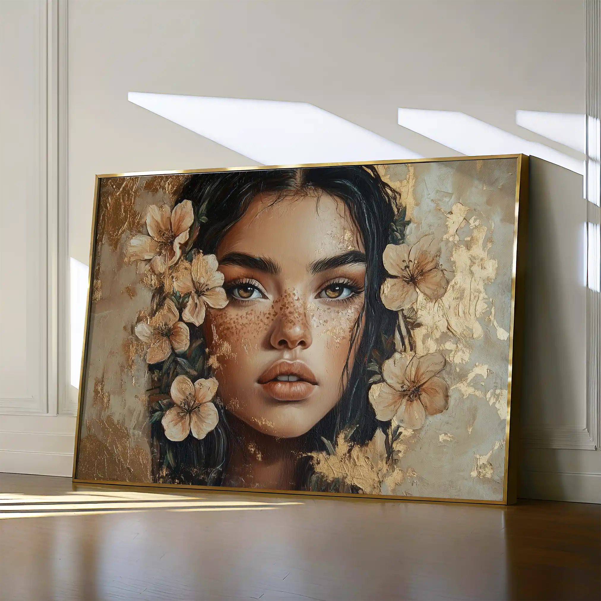 Portrait 120 Canvas Art 60 x 40 cm / Black