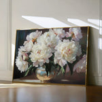 Floral 1200 Canvas Art 18" x 24" / 45 x 60 cm / Black