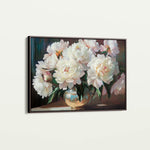 Floral 1200 Canvas Art 18" x 24" / 45 x 60 cm / Black