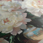 Floral 1200 Canvas Art 18" x 24" / 45 x 60 cm / Black