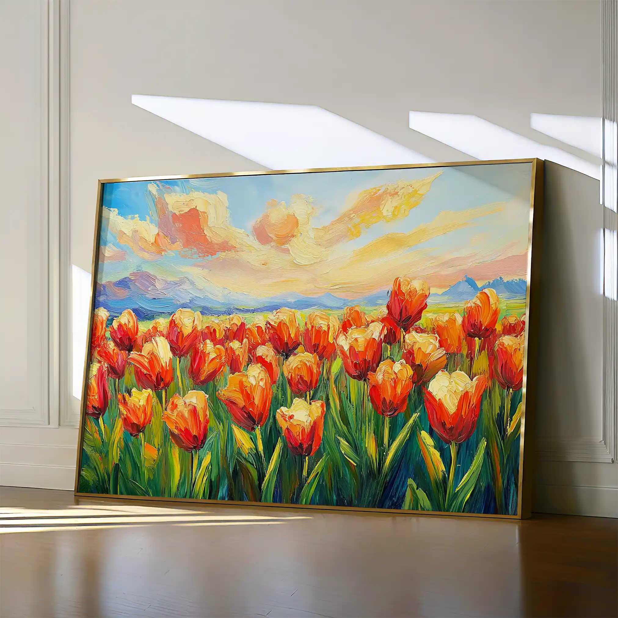 Floral 1201 Canvas Art 60 x 40 cm / Black