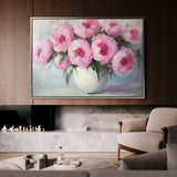 Floral 1203 Canvas Art 18" x 24" / 45 x 60 cm / Black