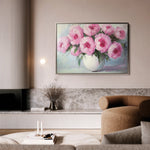 Floral 1203 Canvas Art 18" x 24" / 45 x 60 cm / Black