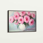 Floral 1203 Canvas Art 18" x 24" / 45 x 60 cm / Black