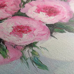 Floral 1203 Canvas Art 18" x 24" / 45 x 60 cm / Black