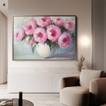 Floral 1203 Canvas Art 60 x 40 cm / Black