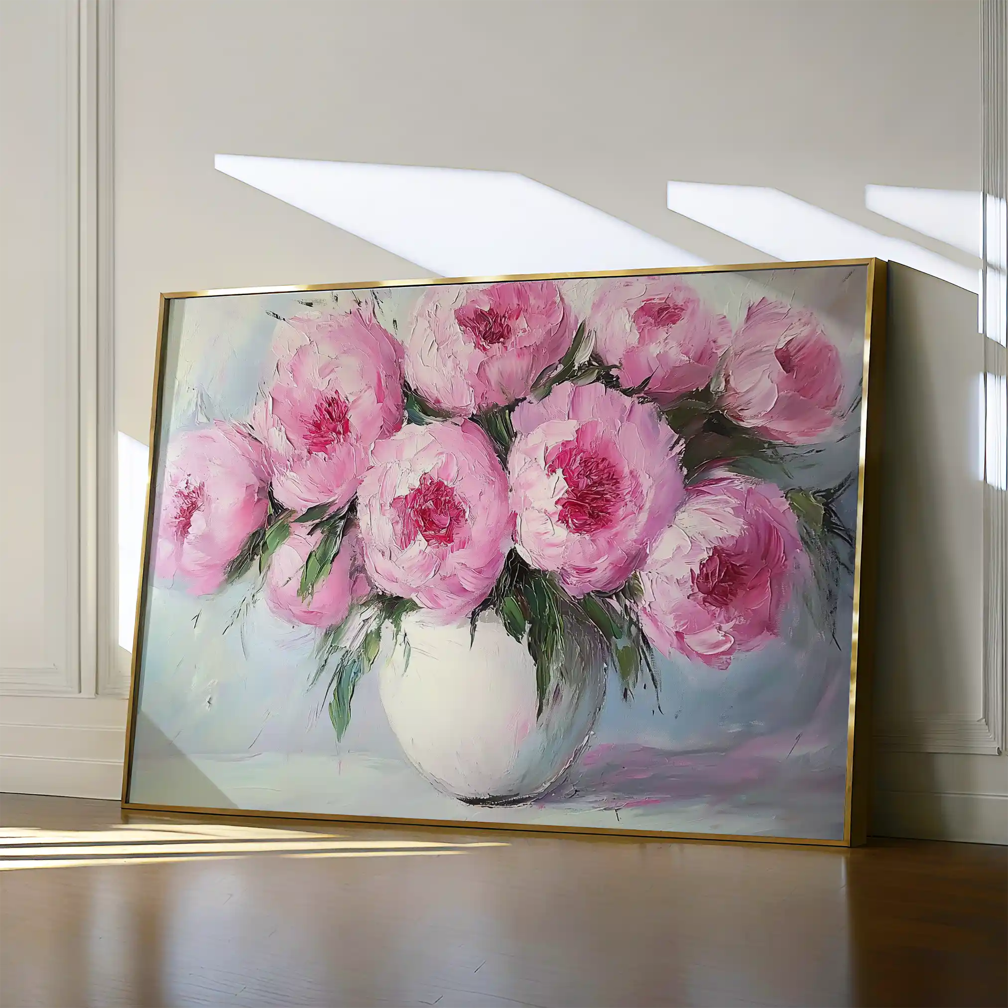 Floral 1203 Canvas Art 60 x 40 cm / Black