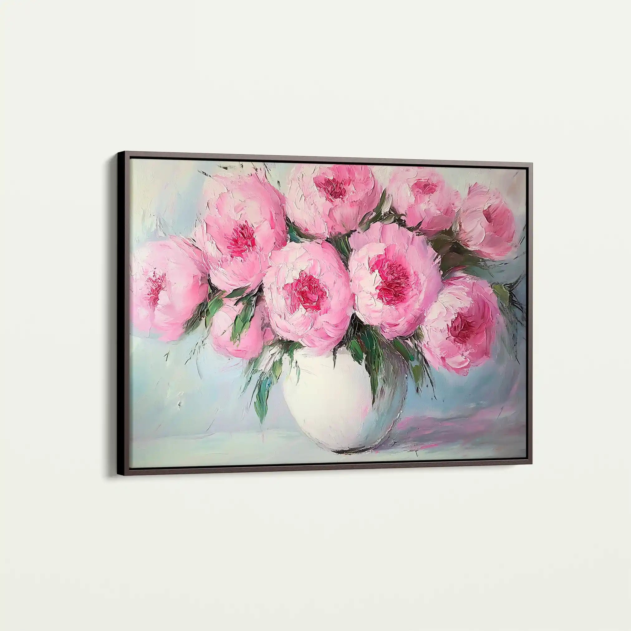 Floral 1203 Canvas Art 60 x 40 cm / Black