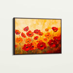 Floral 1204 Canvas Art 18" x 24" / 45 x 60 cm / Black