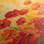 Floral 1204 Canvas Art 60 x 40 cm / Black