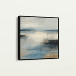 Abstract 1205 Canvas Art 16" x 16" / 40 x 40 cm / Black