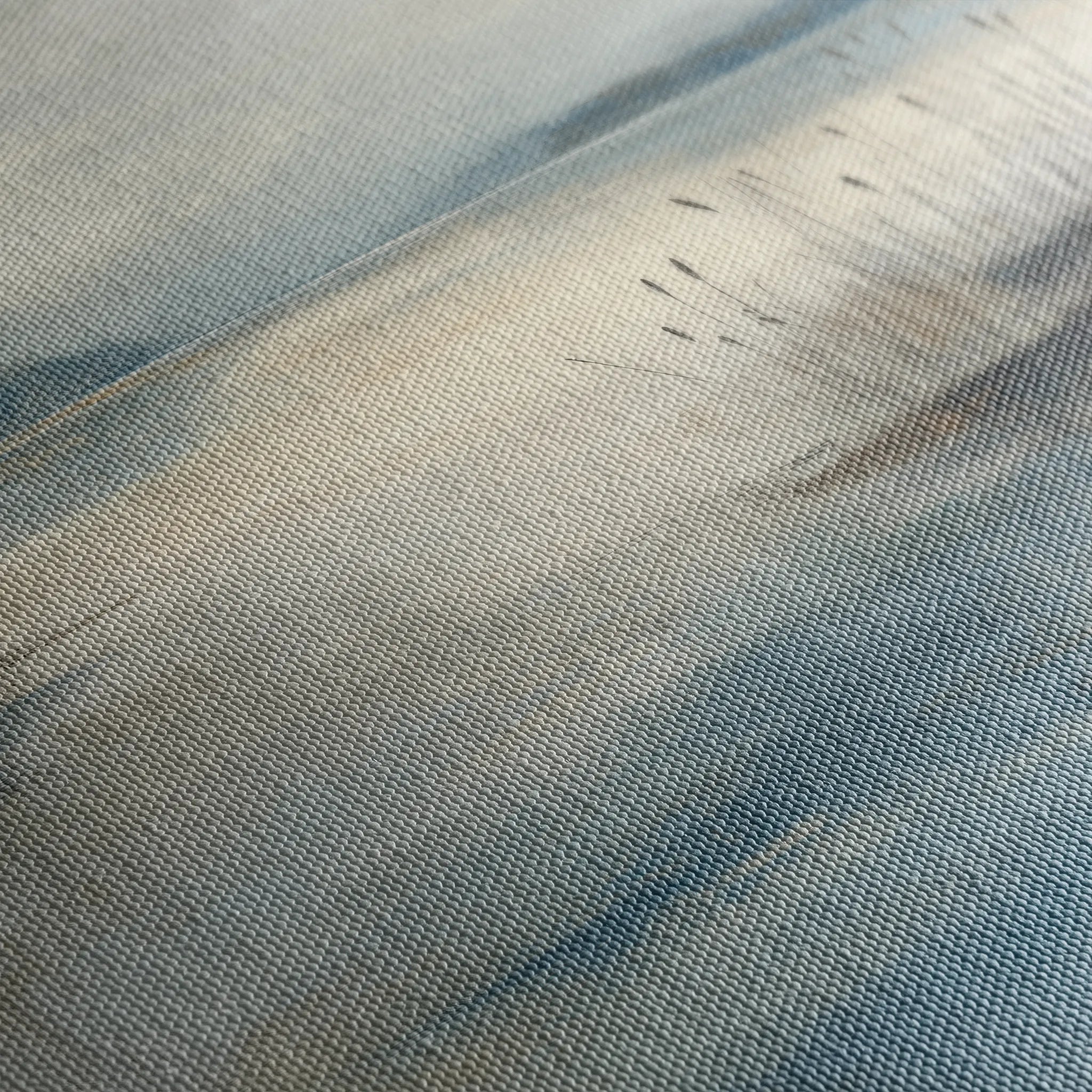 Abstract 1205 Canvas Art 16" x 16" / 40 x 40 cm / Black