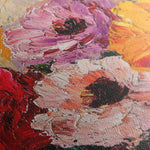 Floral 1205 Canvas Art 18" x 24" / 45 x 60 cm / Black