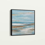Abstract 1208 Canvas Art 16" x 16" / 40 x 40 cm / Black