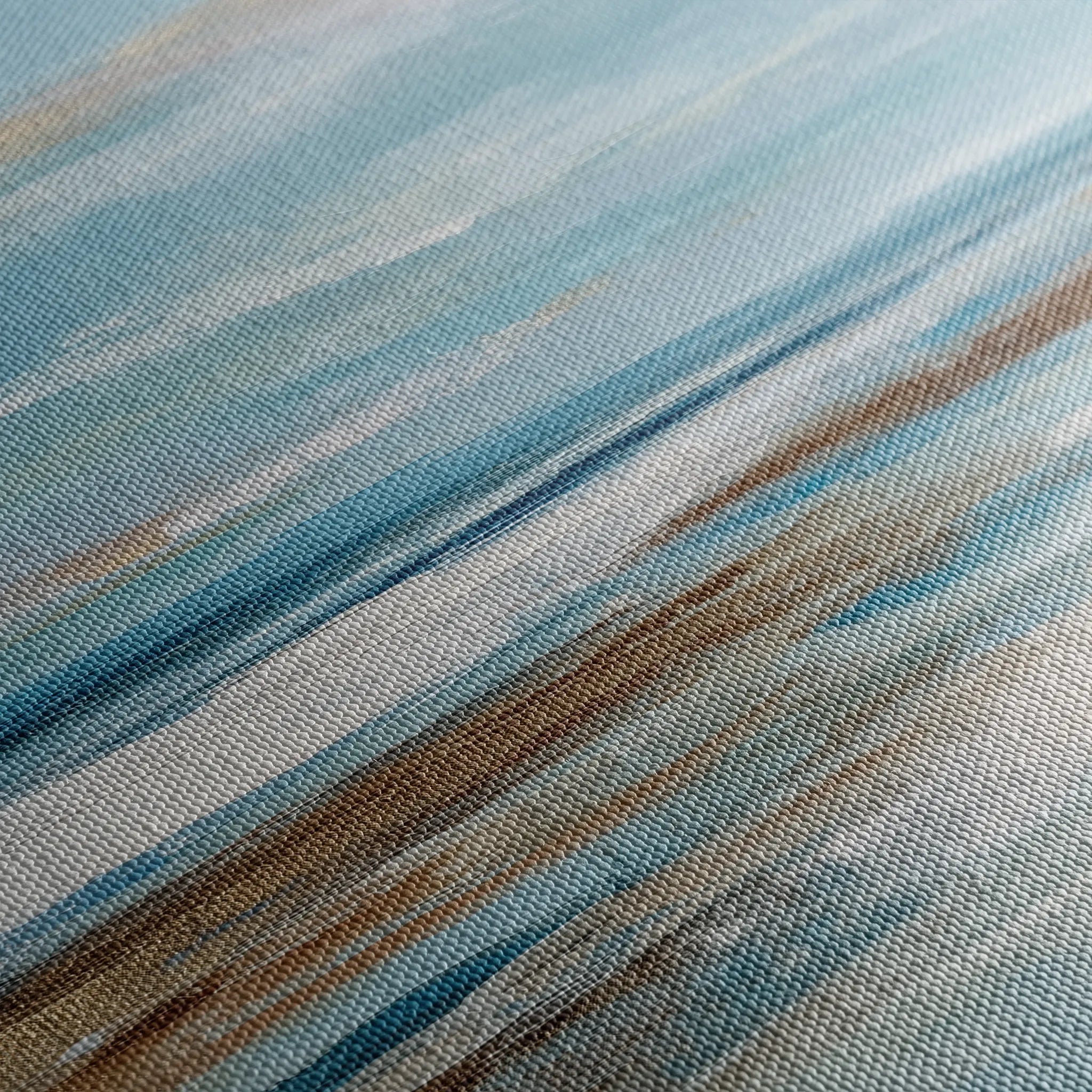 Abstract 1208 Canvas Art 16" x 16" / 40 x 40 cm / Black