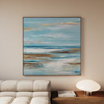Abstract 1208 Canvas Art 60 x 60 cm / Black