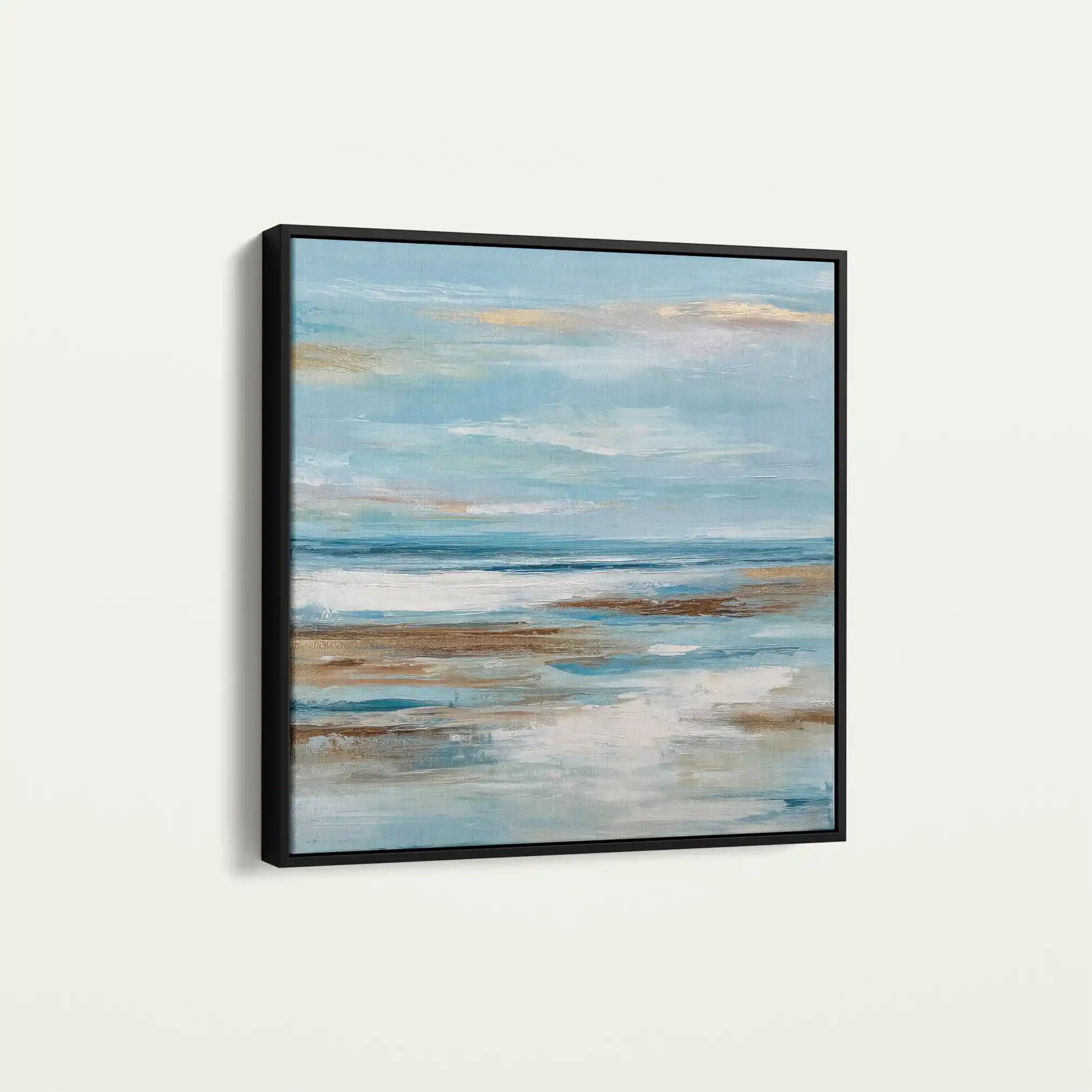 Abstract 1208 Canvas Art 60 x 60 cm / Black