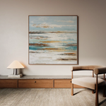 Abstract 1209 Canvas Art 60 x 60 cm / Black