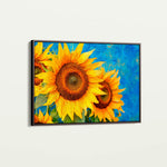 Floral 1209 Canvas Art 18" x 24" / 45 x 60 cm / Black