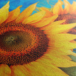 Floral 1209 Canvas Art 18" x 24" / 45 x 60 cm / Black