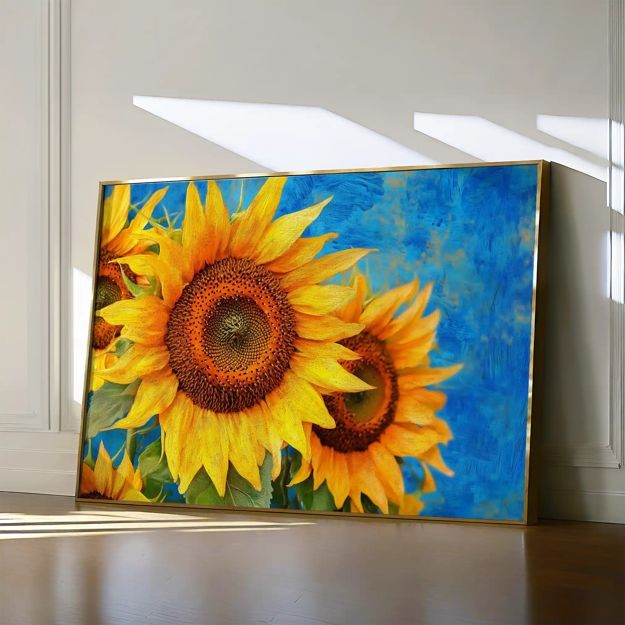 Floral 1209 Canvas Art 60 x 40 cm / Black