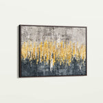 Abstract 121 Canvas Art 18" x 24" / 45 x 60 cm / Black