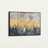 Abstract 121 Canvas Art 18" x 24" / 45 x 60 cm / Black