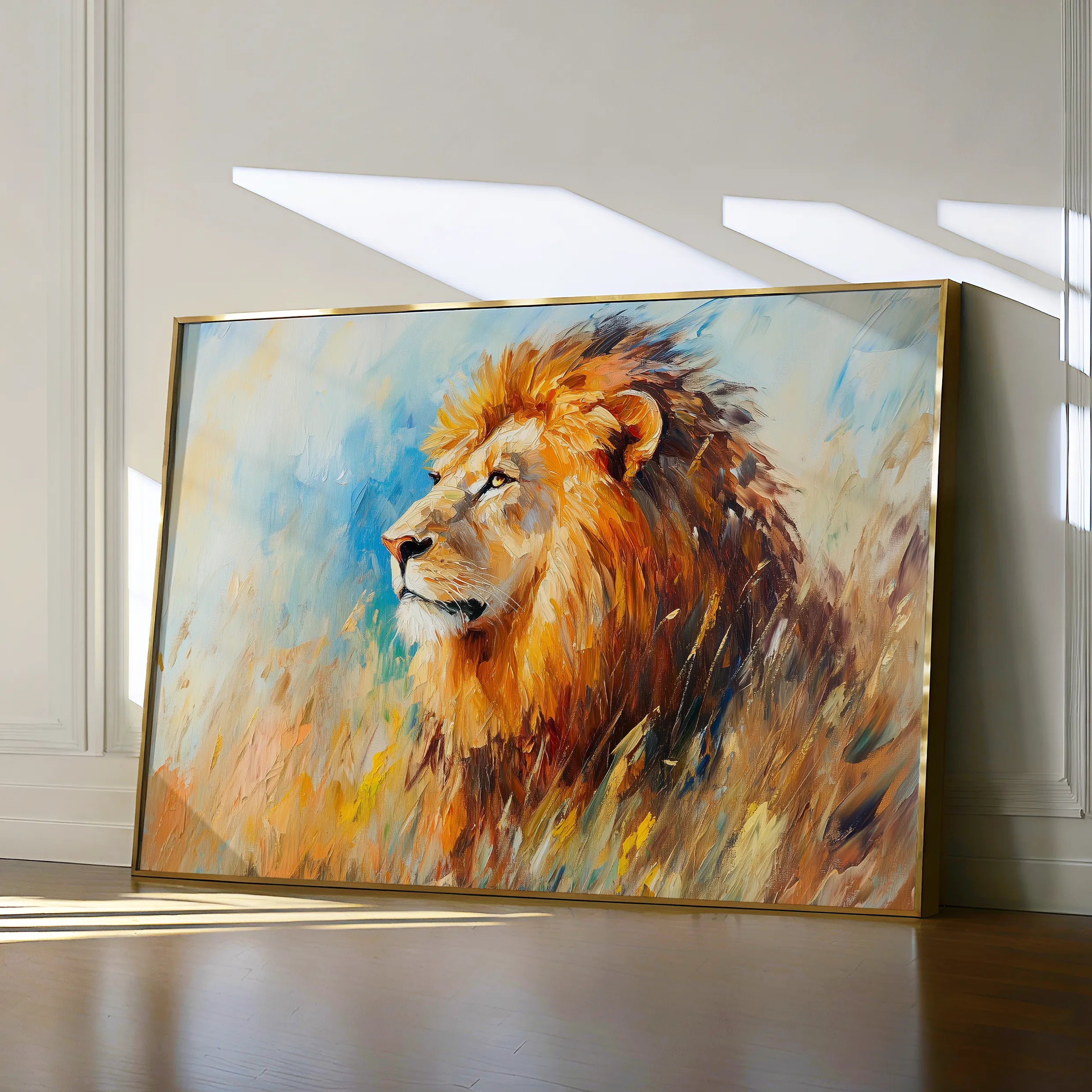 Animals 121 Canvas Art 18" x 24" / 45 x 60 cm / Black