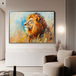 Animals 121 Canvas Art 18" x 24" / 45 x 60 cm / Black