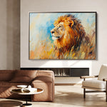 Animals 121 Canvas Art 18" x 24" / 45 x 60 cm / Black