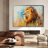 Animals 121 Canvas Art 18" x 24" / 45 x 60 cm / Black
