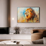 Animals 121 Canvas Art 18" x 24" / 45 x 60 cm / Black