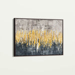 Abstract 121 Canvas Art 60 x 40 cm / Black