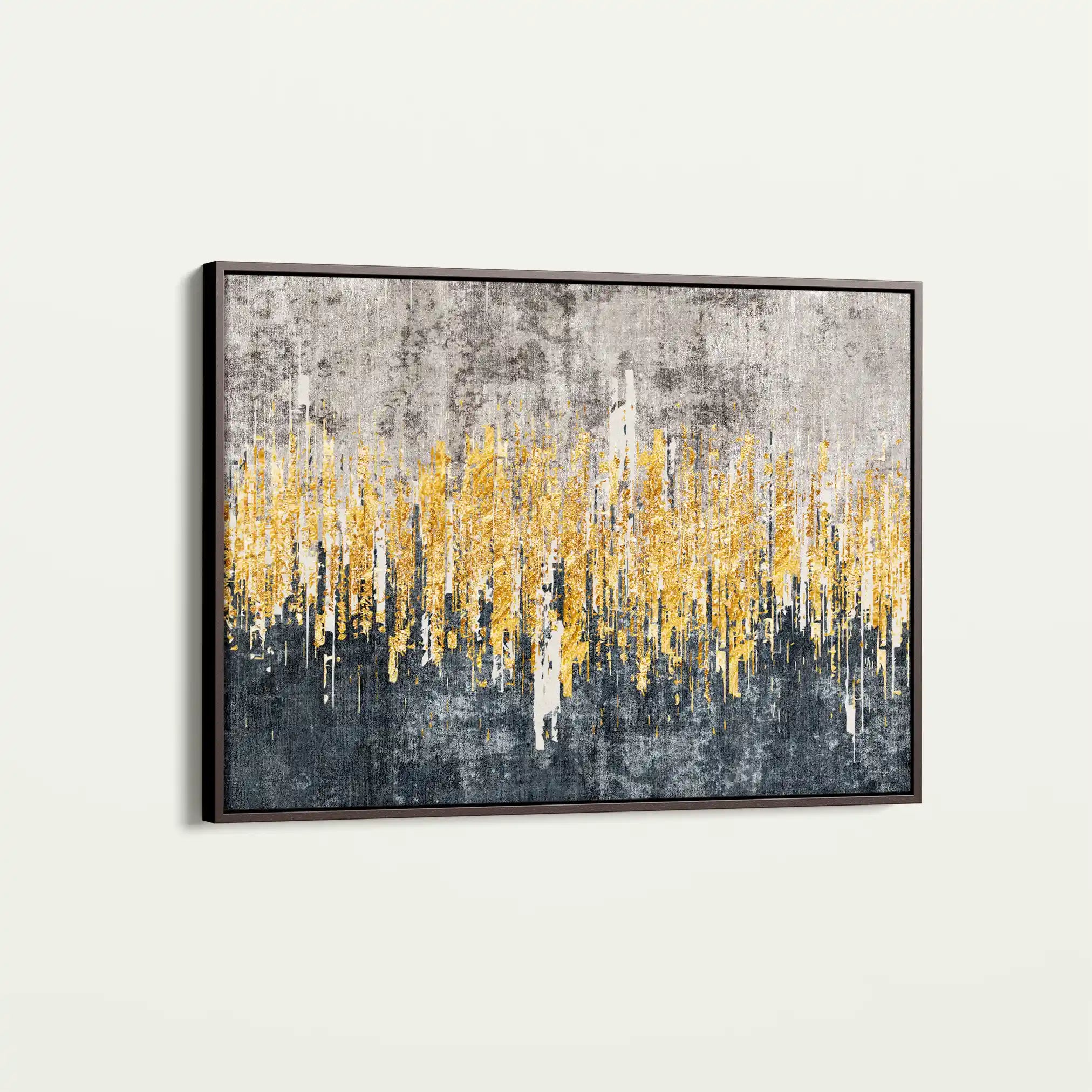 Abstract 121 Canvas Art 60 x 40 cm / Black