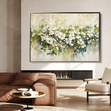 Floral 121 Canvas Art 18" x 24" / 45 x 60 cm / Black