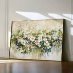 Floral 121 Canvas Art 18" x 24" / 45 x 60 cm / Black