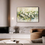 Floral 121 Canvas Art 18" x 24" / 45 x 60 cm / Black