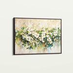 Floral 121 Canvas Art 18" x 24" / 45 x 60 cm / Black