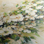 Floral 121 Canvas Art 18" x 24" / 45 x 60 cm / Black