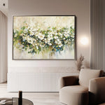 Floral 121 Canvas Art 60 x 40 cm / Black
