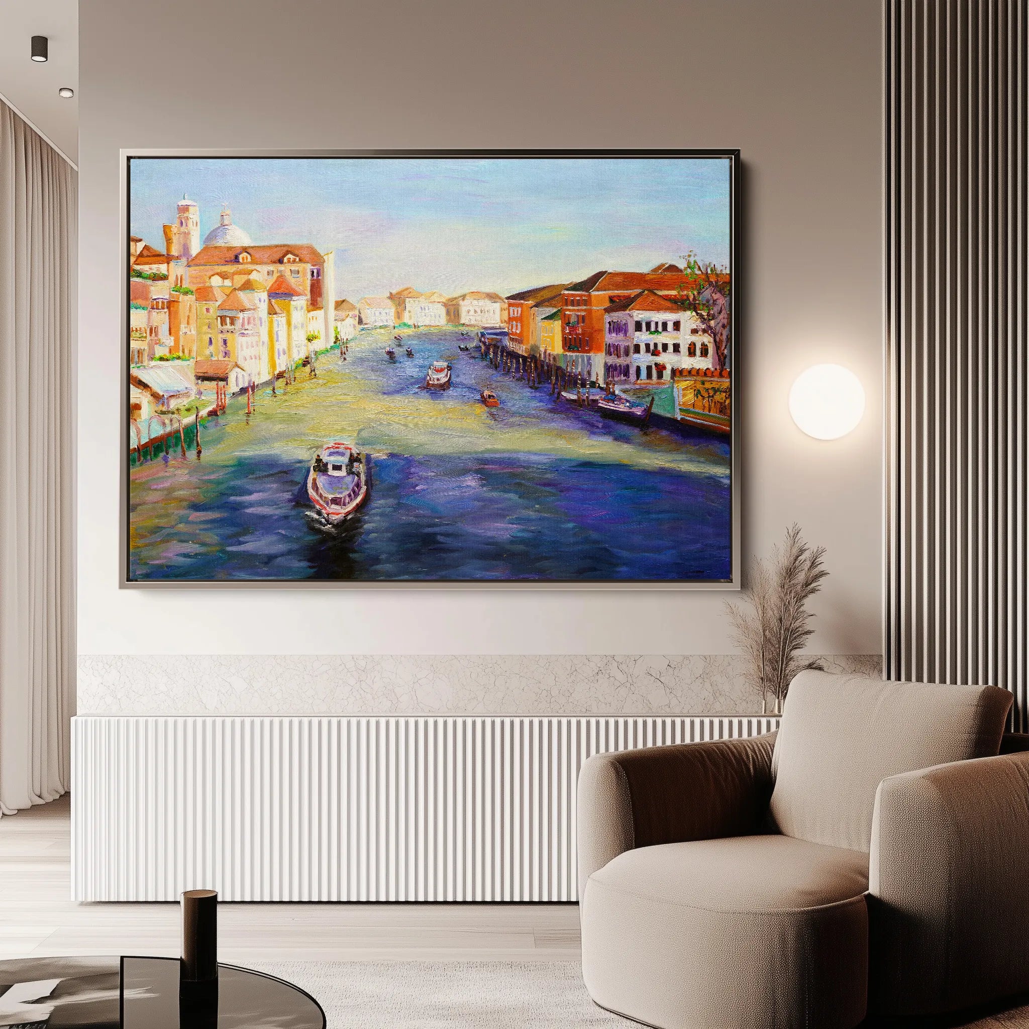 Landscape 121 Canvas Art 18" x 24" / 45 x 60 cm / Black