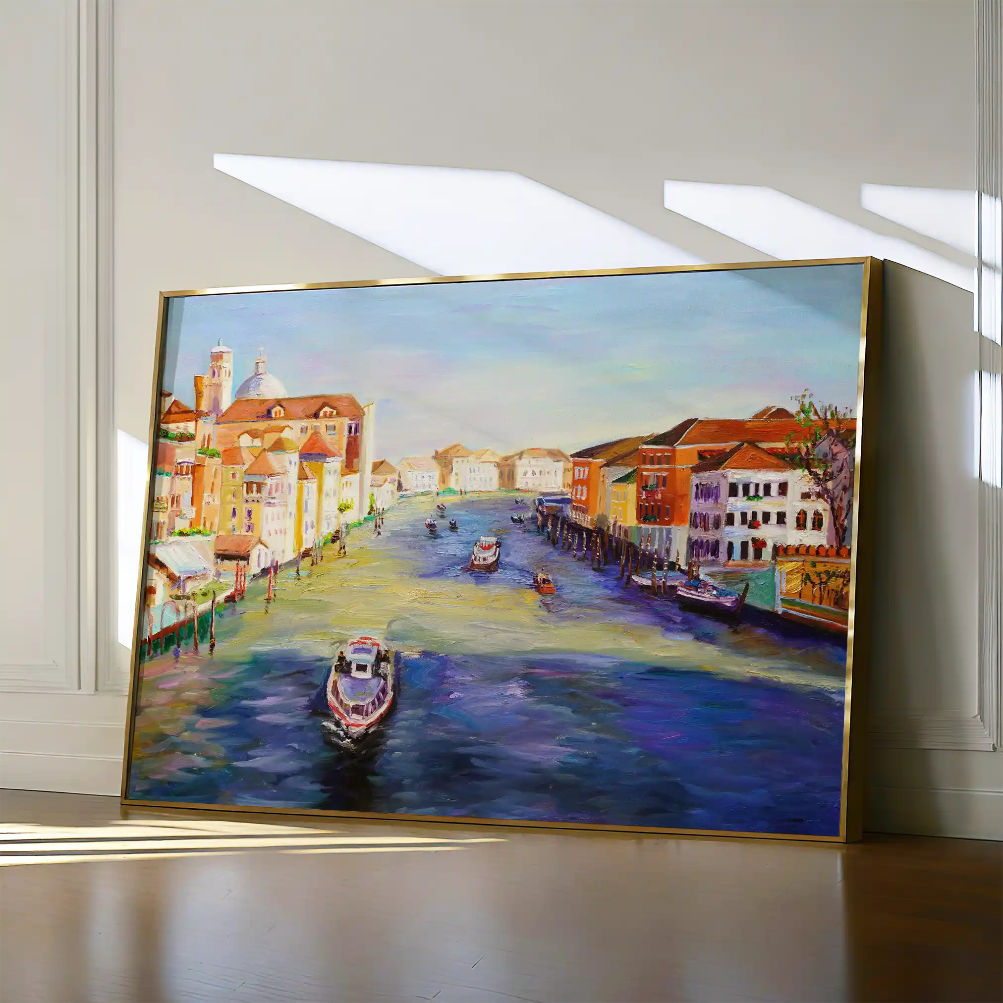 Landscape 121 Canvas Art 60 x 40 cm / Black