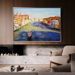 Landscape 121 Canvas Art 60 x 40 cm / Black