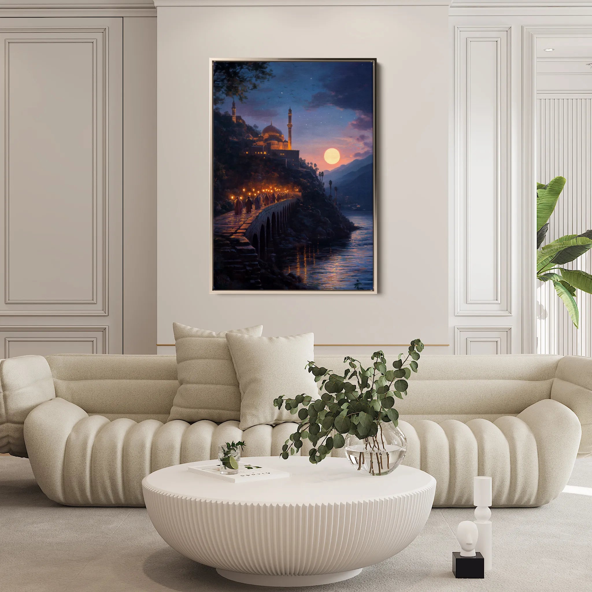 Orientalist 121 Canvas Art 18" x 24" / 45 x 60 cm / Black