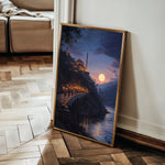 Orientalist 121 Canvas Art 18" x 24" / 45 x 60 cm / Black